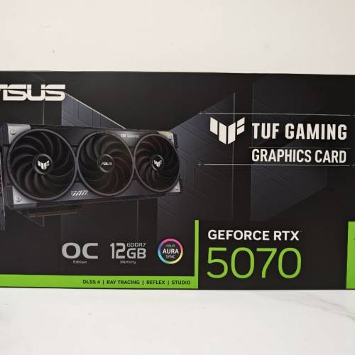 ASUS RTX 5070 12G OC  全新美版 TUF Gaming 顯示卡   高登自營店門市三個月保養  ...