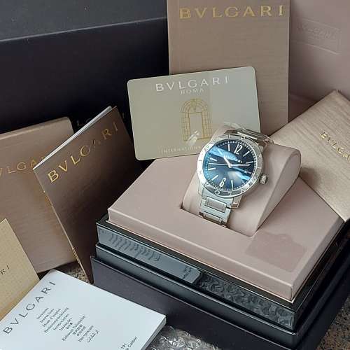 Bvlgari BB41S大裝41mm透底＊全新狀態＊