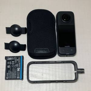 [觀塘實體店] 二手 Insta360 X3 (連保護邊框+鏡頭保護套) 行貨 *S72423* | Insta360...