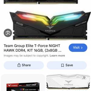 賣或換 Team group ddr4 8*2 3600mhz