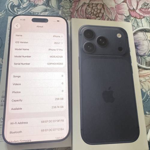 Iphone 17 pro 256GB港版好新淨