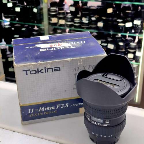 TOKINA 11-16MM F2.8 ASPJERICAL ATX PRO DX NIKON MOUNT LIKE NEW