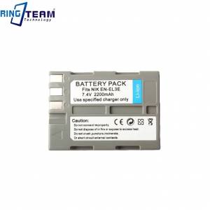 RingTeam EN-EL3 / EN-EL3a / EN-EL3e Fully Decoded Lithium-Ion Battery Pack