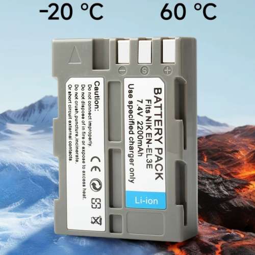 RingTeam EN-EL3 / EN-EL3a / EN-EL3e Fully Decoded Lithium-Ion Battery Pack