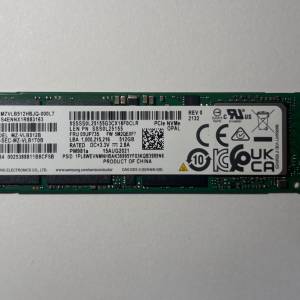Samsung PM981a 512GB m.2 nvme PCIe 3.0 SSD
