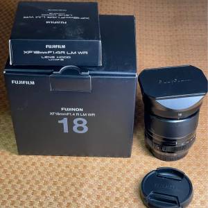 FUJIFILM XF18 F1.4 連原廠方型遮光罩