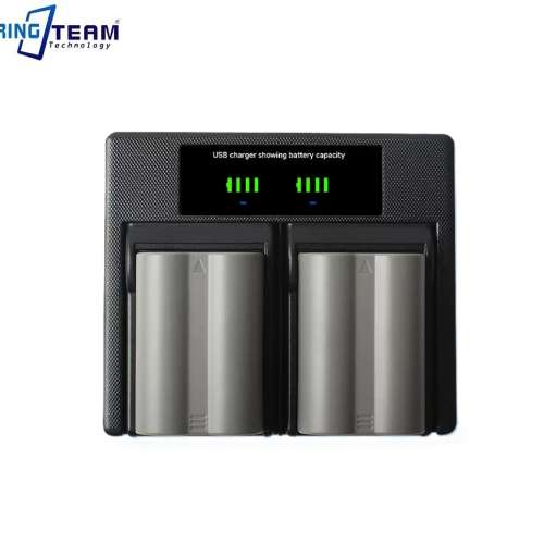 RingTeam EN-EL3 /EN-EL3a / EN-EL3e Lithium-Ion Battery Pack With LCD Display USB
