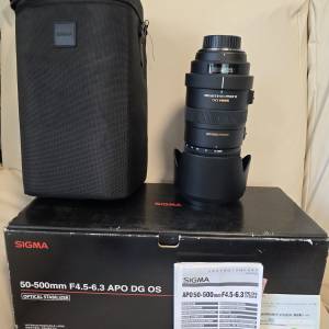 Sigma APO 50-500(F-Mount for nikon)