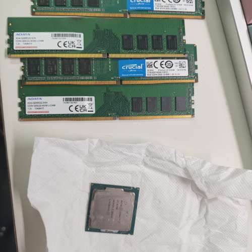 i7-8700+4條8g2666 ram