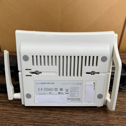 80% 新 Buffalo AirStation HighPower WHR-HP-GN Wi-Fi 4 802.11n 150 Mbps 路由器