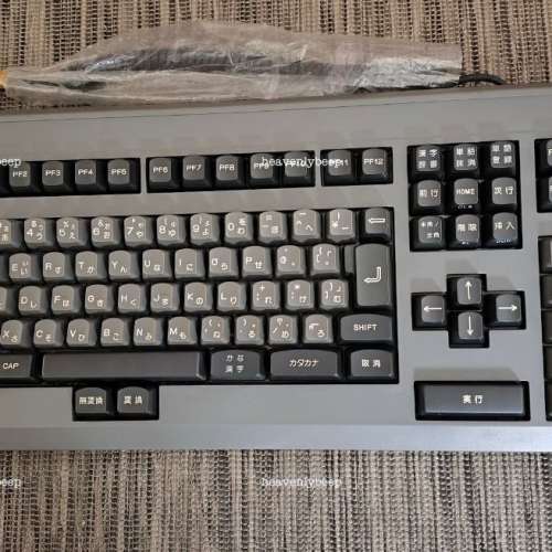 收藏品 FM TOWNS用テンキー付 親指シフトキーボードFMT-KB105