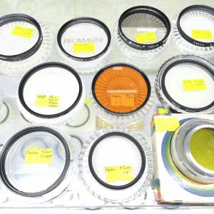 清貨價,低至$10,買三送一,大量名廠B+W, HOYA, Kenjiz, Vivitar, Marumi 等日本、德...