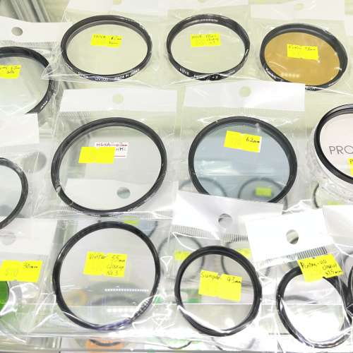 清貨價,低至$10,買三送一,大量名廠B+W, HOYA, Kenjiz, Vivitar, Marumi 等日本、德...