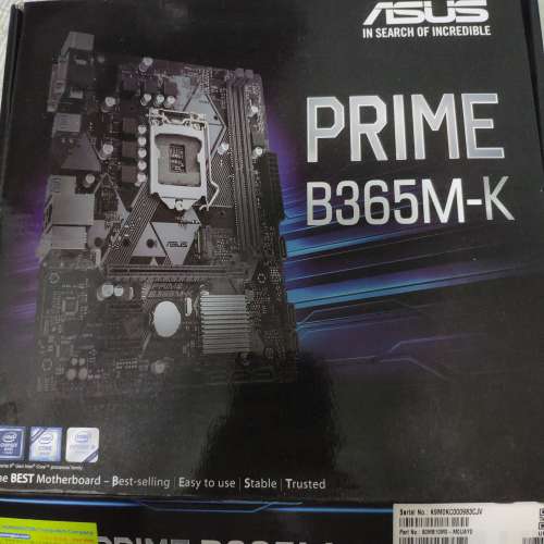 Intel i5 8400 cpu + Asus 華碩 B360M-K matx 主板 motherboard DDR4 LGA1151