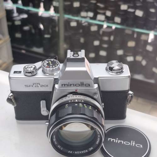 MINOLTA SRT201 + MINOLTA MC ROKKOR-PF 58MM F1.4 全正常