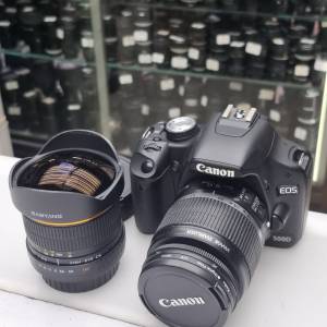 CANON EOS 500D + 18-55MM + SAMYING 8MM F3.5 FISH-EYE CS
