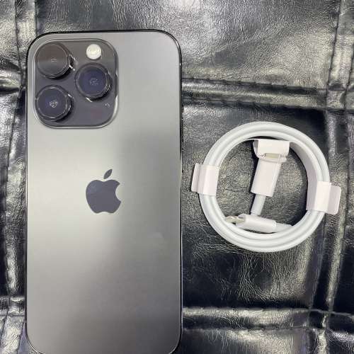 99%New iPhone 14 Pro 1TB 黑色 香港行貨 電池效能100% 有配件 自用首選超值
