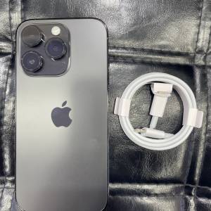 99%New iPhone 14 Pro 1TB 黑色 香港行貨 電池效能100% 有配件 自用首選超值