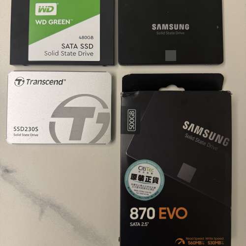 [詳情請看內文] 四隻2.5吋SATA SSD