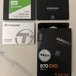 [詳情請看內文] 四隻2.5吋SATA SSD