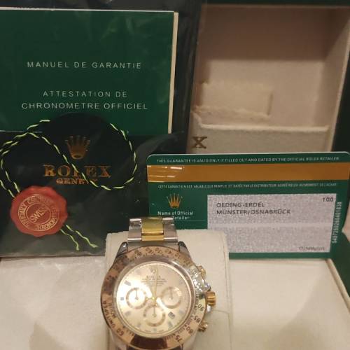 全新ROLEX金銀鋼錶帶型號116610