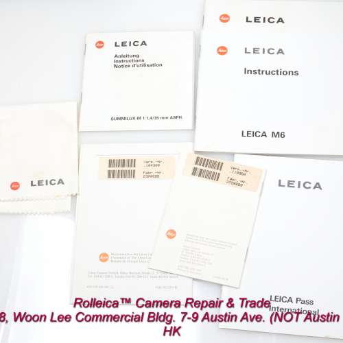 Leica M6 Ein Stuck 10496 kit 688! 46 pix 故事值得一讀