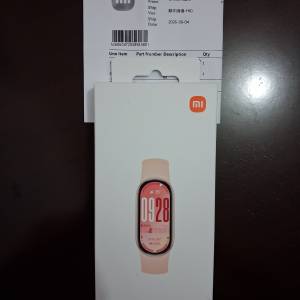 小米手環10 *99.9%new *粉紅色 *香港原廠行貨[*有正式單據,2026年6月4日在小米香港...