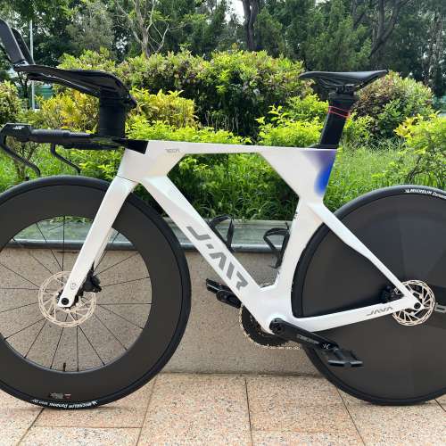 白色 M碼 2026 JAVA VEGA TT  電變24速 桶軸油剎 碳纖維公路車 送水架前後蛙燈