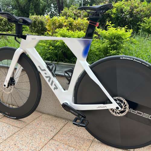 白色 M碼 2026 JAVA VEGA TT  電變24速 桶軸油剎 碳纖維公路車 送水架前後蛙燈