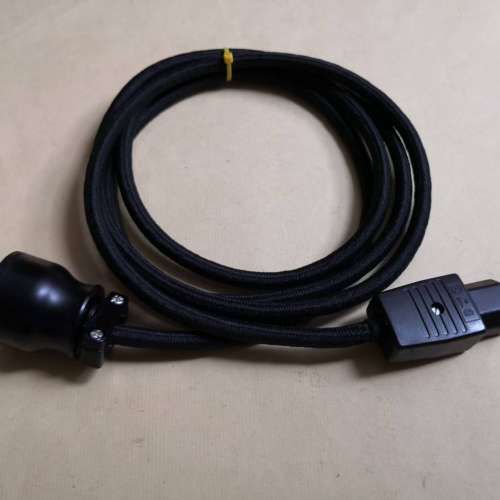 德國棉布三芯電源線2m