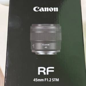 Canon Rf 45  f1.2 (99% new)