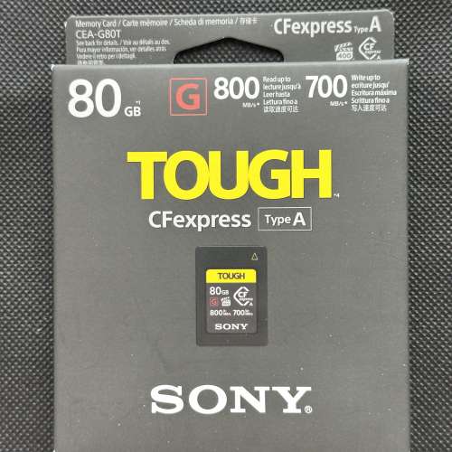 未使用Sony 80G CFexpress Type A 記憶咭