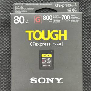未使用Sony 80G CFexpress Type A 記憶咭