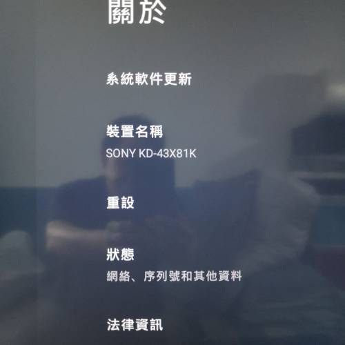 SONY KD-43X81K 43寸高階4K電視(90%新100%全正常,靓仔小用）