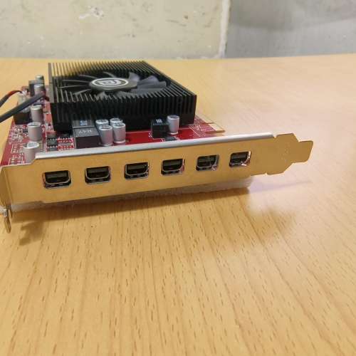 新淨 Radeon R7 350 4GB GDDR5 6 Mini DP 專業顯示卡 (6個 Mini DisplayPort)