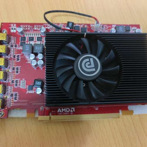 新淨 Radeon R7 350 4GB GDDR5 6 Mini DP 專業顯示卡 (6個 Mini DisplayPort)