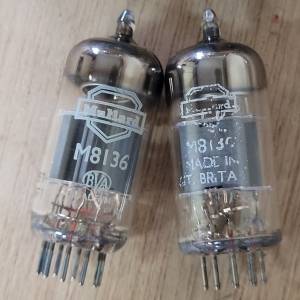 Mullard M8136 CV4003 12AU7 多士屏