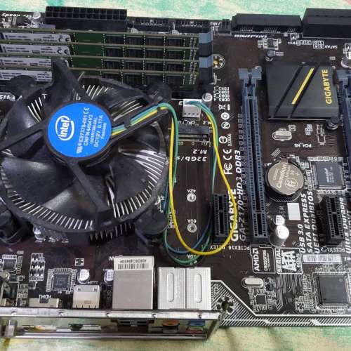 Intel Core i5-7600K cpu + Gigabyte GA-Z170-HD3 ATX + Kingston 32GB DDR3-1600 ram