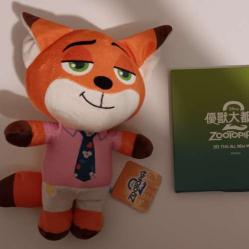 迪士尼 優獸大都會2  Zootopia 2 狐狸 Nick 阿力 公仔 紀念品 收藏品