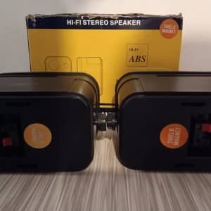 ABS AB-338 Hi-Fi 立體聲喇叭［表面雖有刮痕但輸出完全無問題]