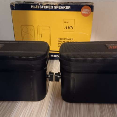 ABS AB-338 Hi-Fi 立體聲喇叭［表面雖有刮痕但輸出完全無問題]