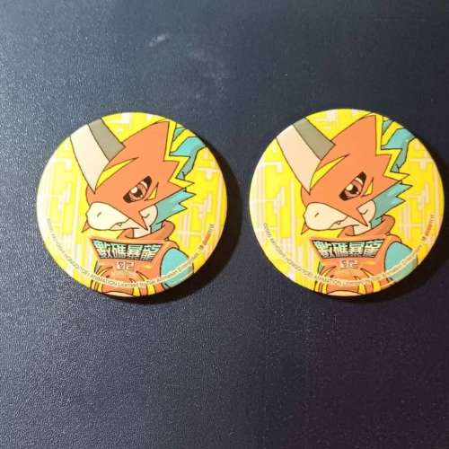 數碼暴龍 襟章Badge