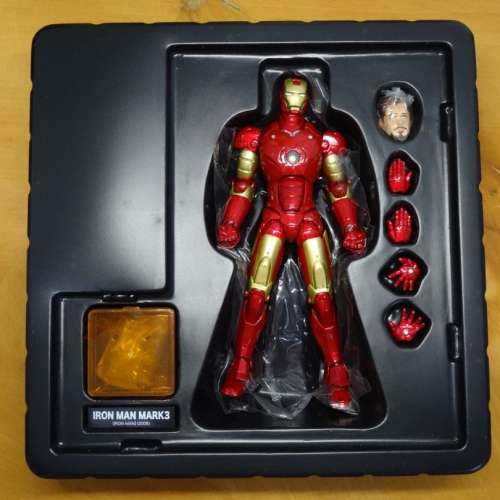 海洋堂 Kaiyodo 山口式 Iron Man Mark III 可動玩具