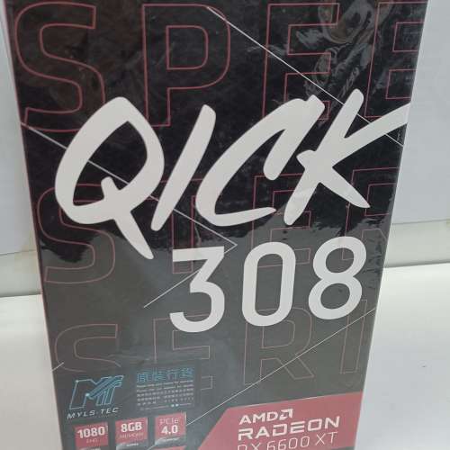 全新 XFX Speedster QICK 308 RX 6600 XT