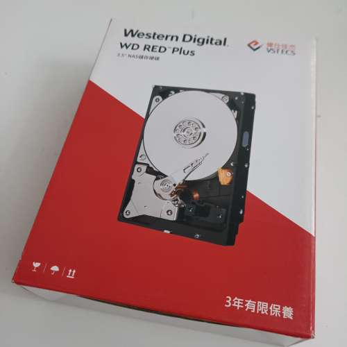 全新 Western Digital red 3TB NAS 專用硬碟