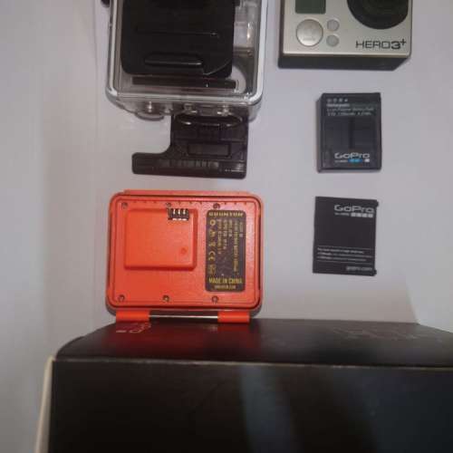 GoPro Hero3+ 跟Brunton 4000mah大電 可當webcm用 有盒 私保1天