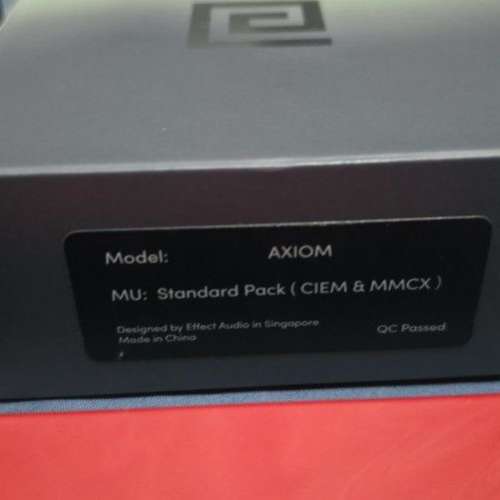Effect Audio Axiom 可換模組入耳式耳機(2pin/mmcx)