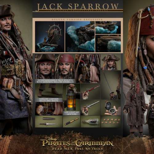 hot toys hottoys Jack Sparrow 加勒比海盜 dx38