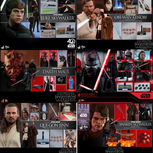 hottoys hot toys 星球大戰 star wars $1200-1500/1