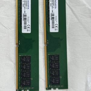 2x ADATA DDR4 2400MHz 8GB RAM Modules